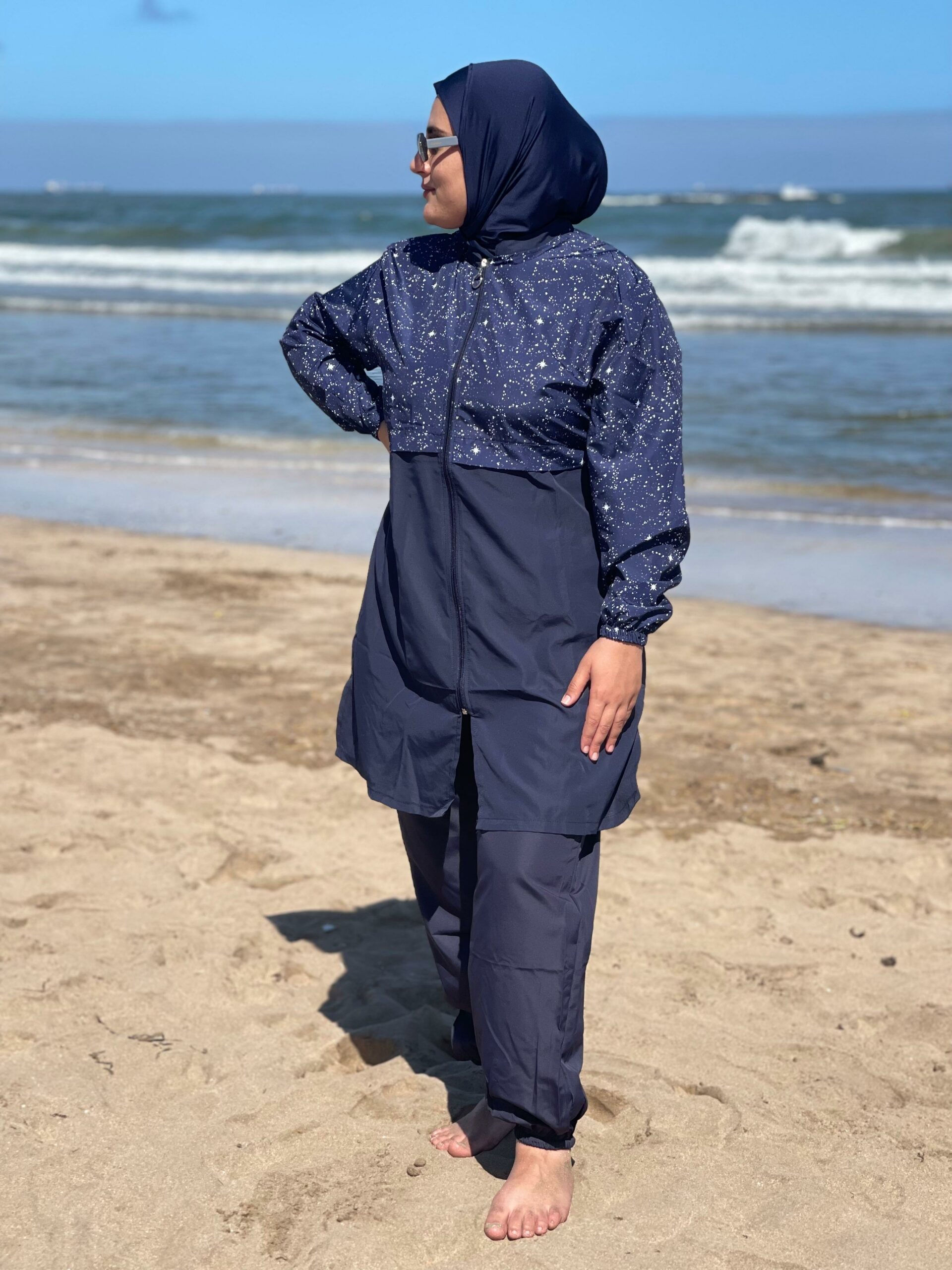 Burkini ETOILE BLEU MARINE