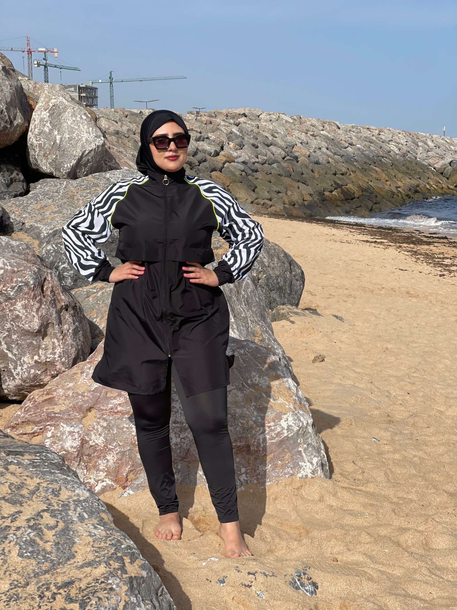 Burkini COMBINAISON ZEBRE